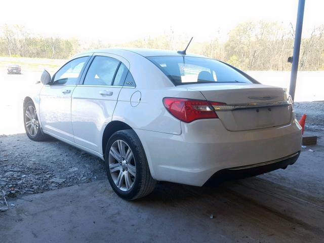 1C3CCBAB7CN172537 - 2012 CHRYSLER 200 LX WHITE photo 3