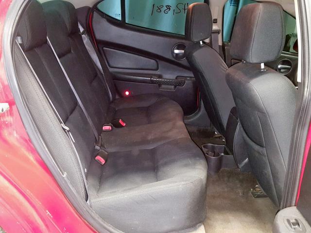 2G2WP552771204262 - 2007 PONTIAC GRAND PRIX RED photo 6