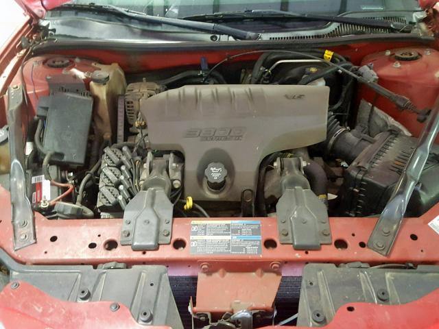 2G2WP552771204262 - 2007 PONTIAC GRAND PRIX RED photo 7