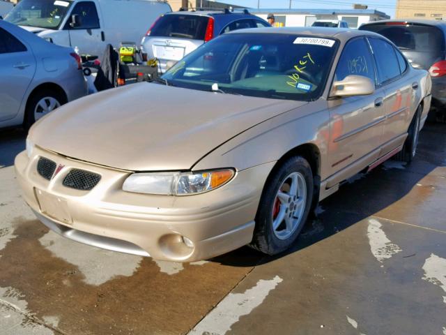 1G2WP52KX1F165901 - 2001 PONTIAC GRAND PRIX BROWN photo 2