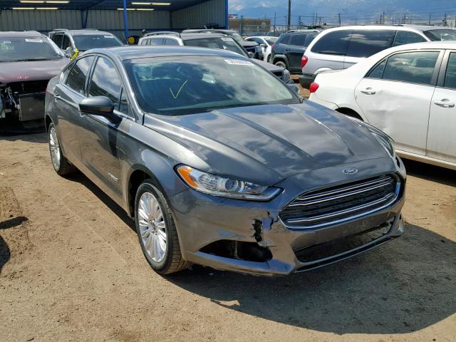 3FA6P0UU9FR307877 - 2015 FORD FUSION S H GRAY photo 1