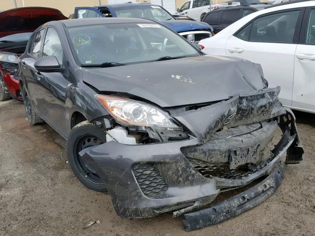 JM1BL1KF9D1792172 - 2013 MAZDA 3 I GRAY photo 1