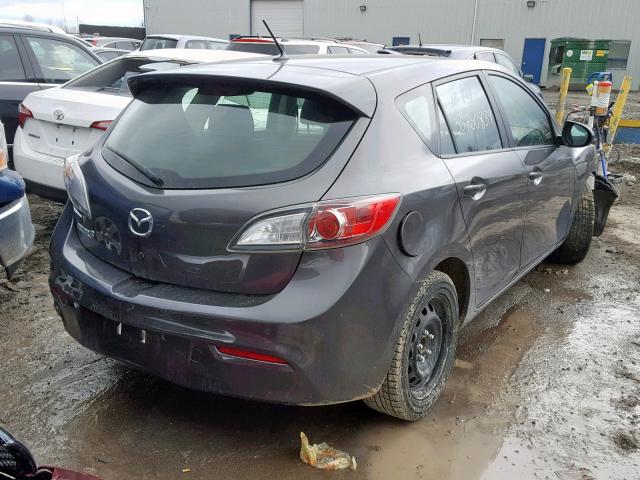 JM1BL1KF9D1792172 - 2013 MAZDA 3 I GRAY photo 4