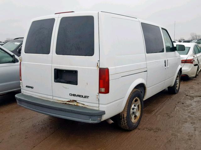 1GCDM19X05B119464 - 2005 CHEVROLET ASTRO WHITE photo 4