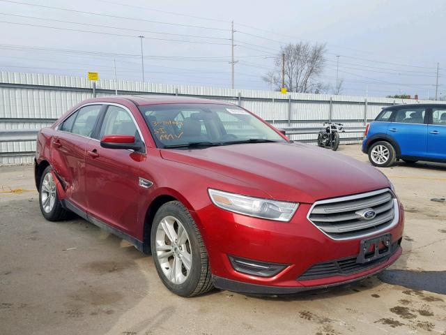 1FAHP2E80EG149442 - 2014 FORD TAURUS SEL RED photo 1