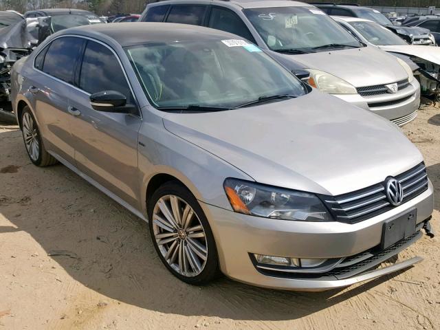 1VWBT7A35EC077676 - 2014 VOLKSWAGEN PASSAT SE GRAY photo 1