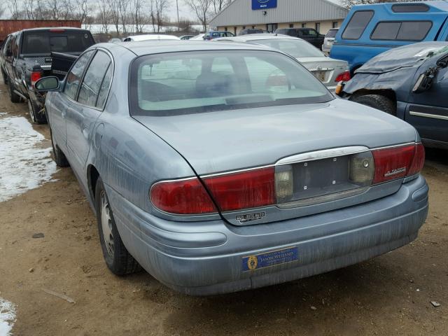 1G4HR54K43U188578 - 2003 BUICK LESABRE LI BLUE photo 3