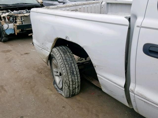 1B7HL2AX81S319380 - 2001 DODGE DAKOTA QUA WHITE photo 9