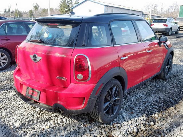 WMWZC5C52CWM13216 - 2012 MINI COOPER S C RED photo 4