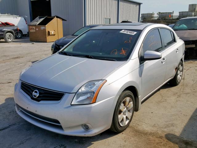 3N1AB6AP5CL648148 - 2012 NISSAN SENTRA 2.0 SILVER photo 2