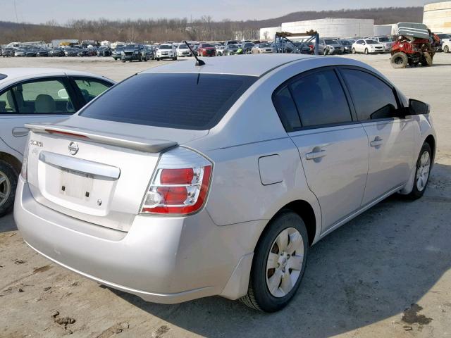 3N1AB6AP5CL648148 - 2012 NISSAN SENTRA 2.0 SILVER photo 4