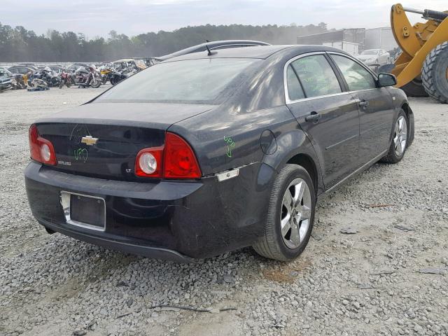 1G1ZH57B58F176547 - 2008 CHEVROLET MALIBU 1LT 黑色 照片 4