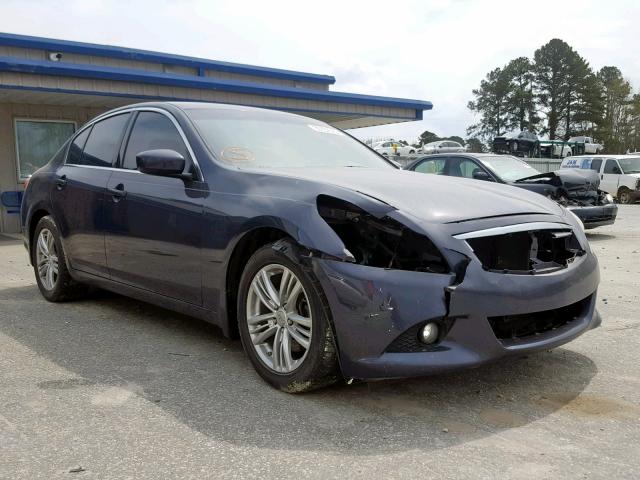 JN1DV6AP8BM602726 - 2011 INFINITI G25 BASE BLUE photo 1