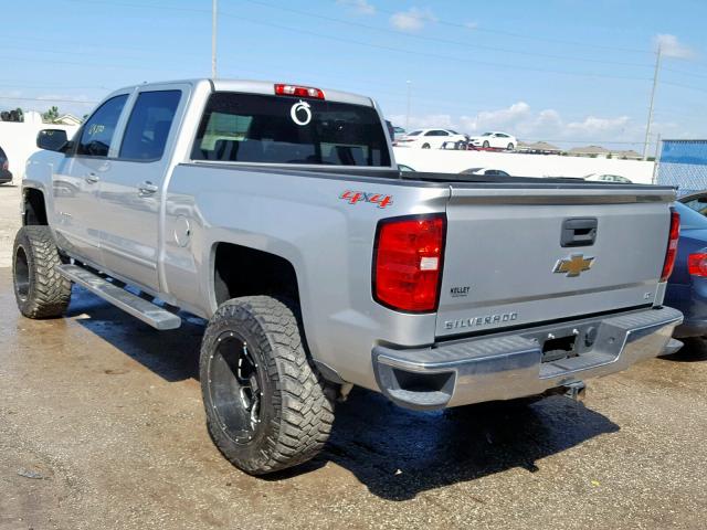 3GCUKREC5FG146188 - 2015 CHEVROLET SILVERADO SILVER photo 3