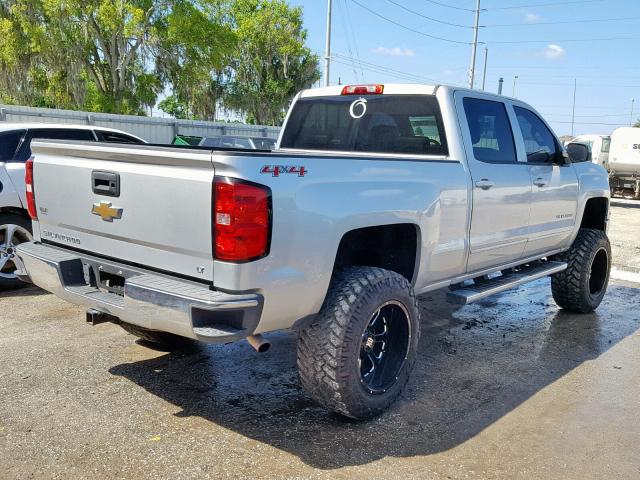 3GCUKREC5FG146188 - 2015 CHEVROLET SILVERADO SILVER photo 4