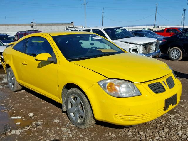 1G2AS18HX97125563 - 2009 PONTIAC G5 YELLOW photo 1