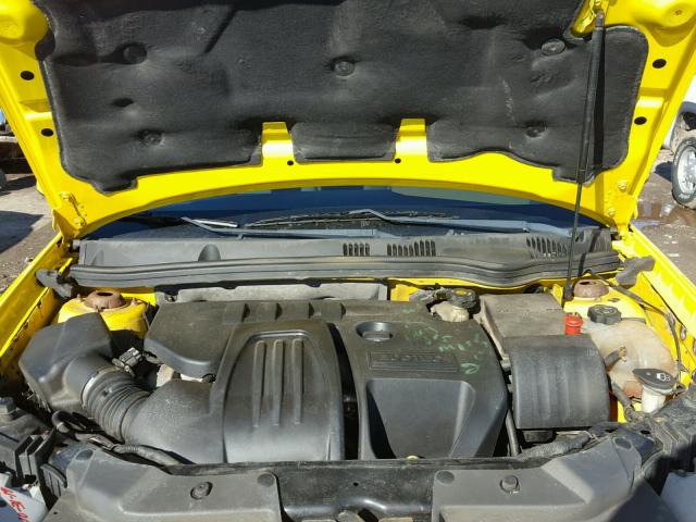 1G2AS18HX97125563 - 2009 PONTIAC G5 YELLOW photo 7
