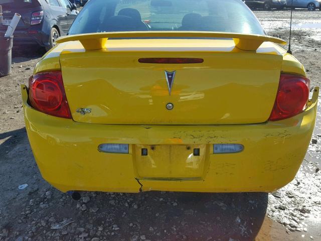 1G2AS18HX97125563 - 2009 PONTIAC G5 YELLOW photo 9