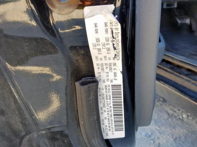 1J8HG48K27C545467 - 2007 JEEP COMMANDER 黑色 照片 10