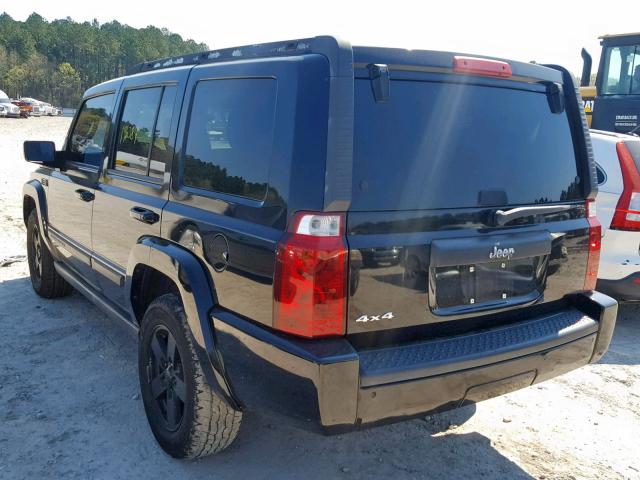 1J8HG48K27C545467 - 2007 JEEP COMMANDER 黑色 照片 3