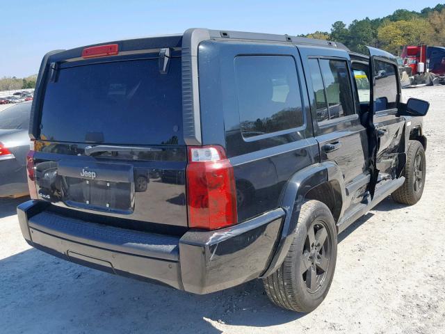1J8HG48K27C545467 - 2007 JEEP COMMANDER 黑色 照片 4