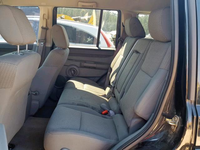 1J8HG48K27C545467 - 2007 JEEP COMMANDER 黑色 照片 6