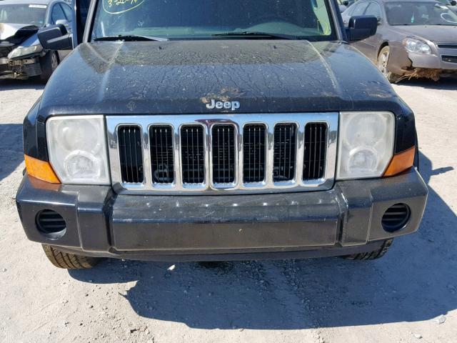 1J8HG48K27C545467 - 2007 JEEP COMMANDER 黑色 照片 7