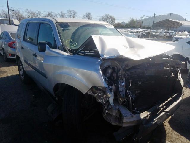 5FNYF3H26EB002059 - 2014 HONDA PILOT LX  photo 1