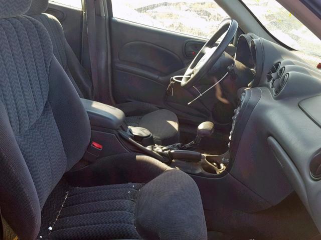 1G2NF52T81M512869 - 2001 PONTIAC GRAND AM S RED photo 5