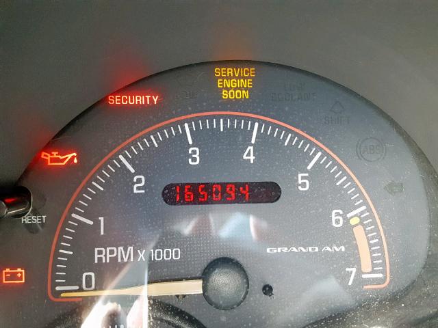 1G2NF52T81M512869 - 2001 PONTIAC GRAND AM S RED photo 8