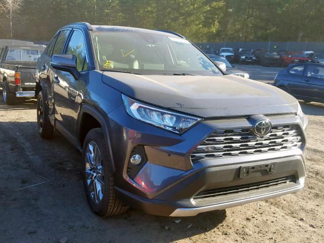 JTMN1RFV3KD014383 - 2019 TOYOTA RAV4 LIMIT GRAY photo 1