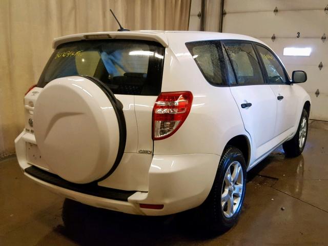 JTMBF33V395004852 - 2009 TOYOTA RAV4 WHITE photo 4