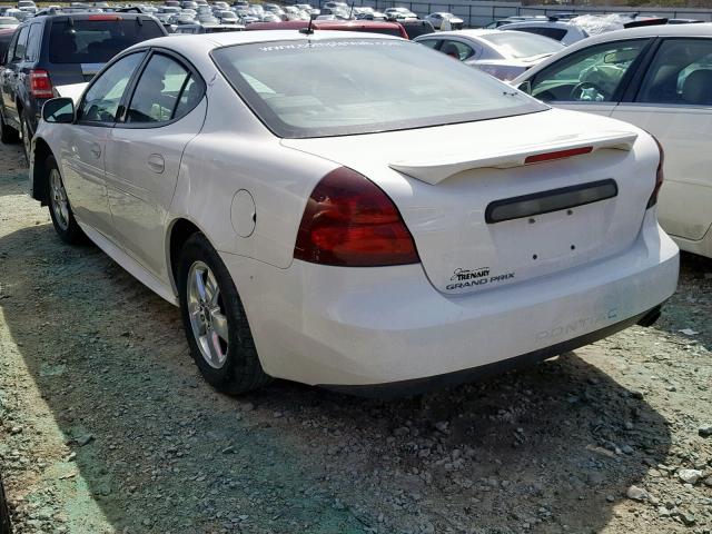 2G2WP552761248342 - 2006 PONTIAC GRAND PRIX WHITE photo 3