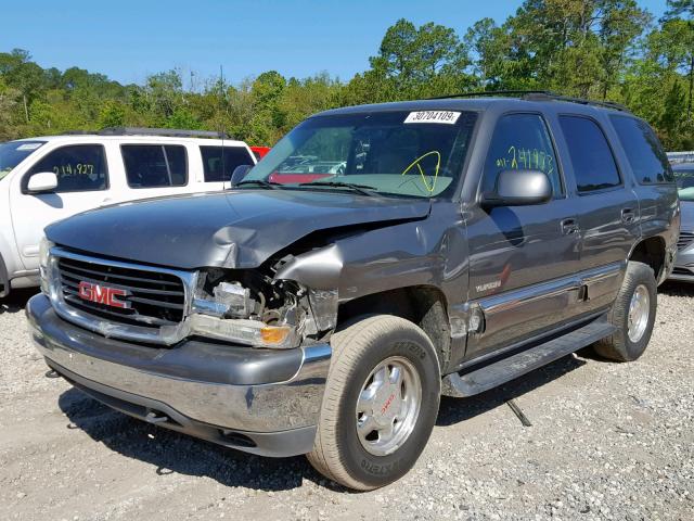 1GKEC13ZX2J160272 - 2002 GMC YUKON GRAY photo 2