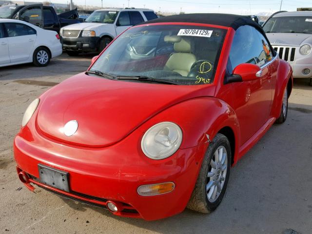 3VWCM31Y84M331657 - 2004 VOLKSWAGEN NEW BEETLE Rot Foto 2