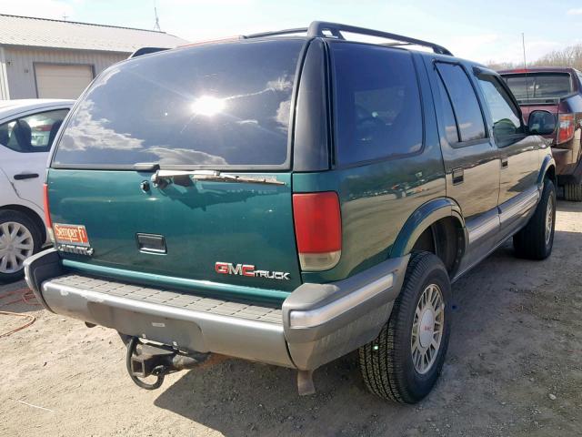 1GKDT13W4V2505098 - 1997 GMC JIMMY GREEN photo 4