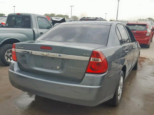 1G1ZS51F66F267823 - 2006 CHEVROLET MALIBU LS TEAL photo 4