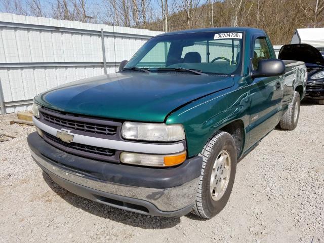 1GCEC14V5YE304478 - 2000 CHEVROLET SILVERADO C1500  photo 2