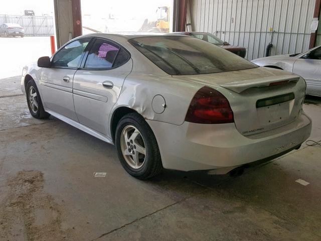 2G2WP522841118653 - 2004 PONTIAC GRAND PRIX SILVER photo 3