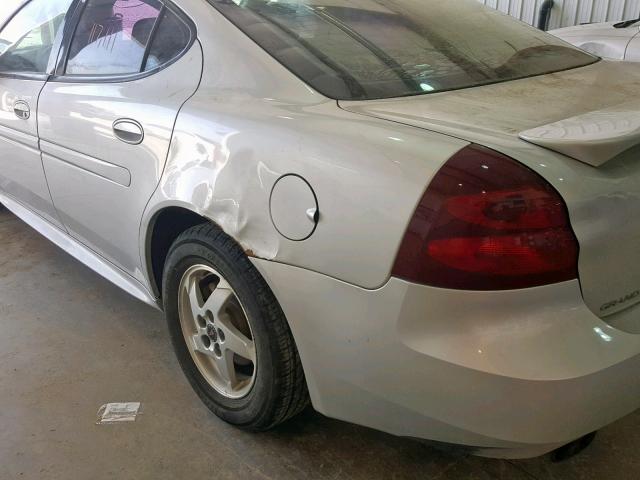 2G2WP522841118653 - 2004 PONTIAC GRAND PRIX SILVER photo 9