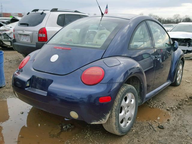 3VWCK21C22M420934 - 2002 VOLKSWAGEN NEW BEETLE Mavi foto 4