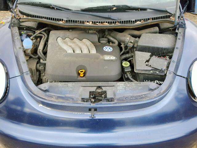 3VWCK21C22M420934 - 2002 VOLKSWAGEN NEW BEETLE Mavi foto 7