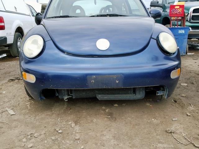 3VWCK21C22M420934 - 2002 VOLKSWAGEN NEW BEETLE Mavi foto 9