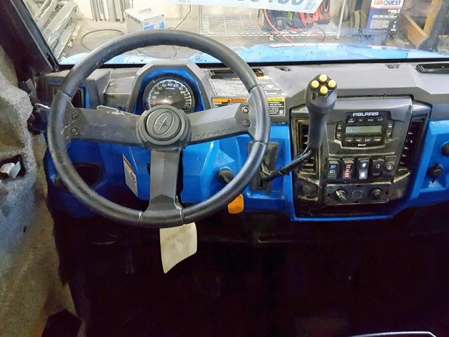 3NSRUE872GG521039 - 2016 POLARIS RANGER CRE BLUE photo 8