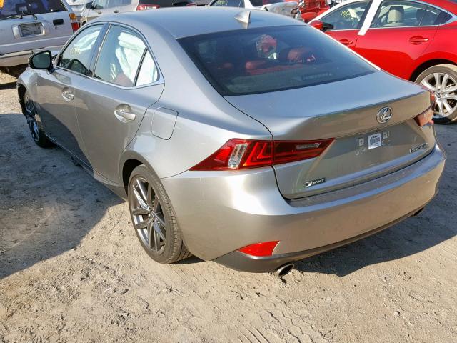 JTHBA1D23G5003588 - 2016 LEXUS IS 200T GRAY photo 3