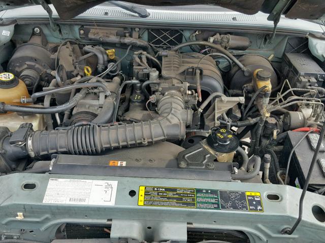 4F4YR12D93TM13530 - 2003 MAZDA B2300 GREEN photo 7