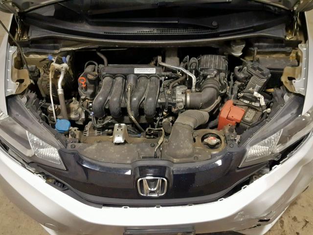 3HGGK5H57FM715418 - 2015 HONDA FIT LX SILVER photo 7