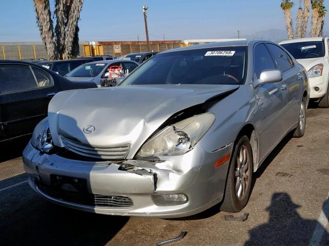 JTHBF30G136002491 - 2003 LEXUS ES 300 SILVER photo 2