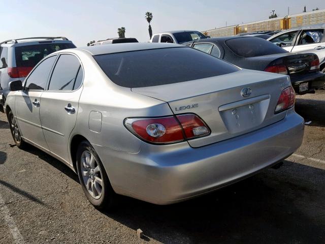 JTHBF30G136002491 - 2003 LEXUS ES 300 SILVER photo 3