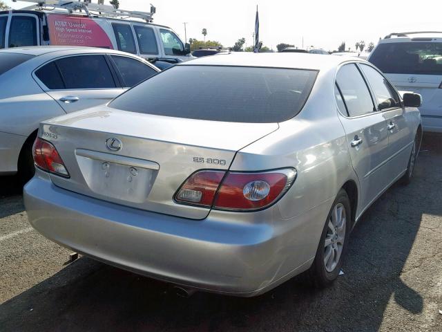 JTHBF30G136002491 - 2003 LEXUS ES 300 SILVER photo 4